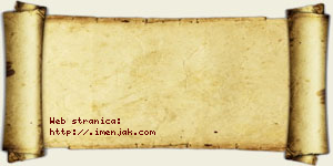 David Tišma vizit kartica